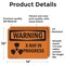 Signmission Radiation & Laser Sign, 10 in H x 14 in W, Vinyl Decal, Rectangle OS-2PACK-WS-D-1014-L-12951 - alternate 4